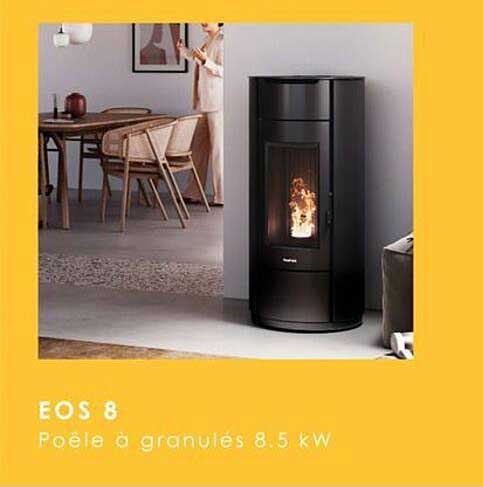 EOS 8 Poêle à granulés 8.5 kW