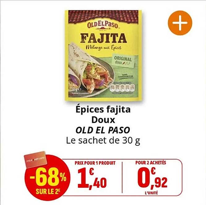 Épices fajita Doux OLD EL PASO