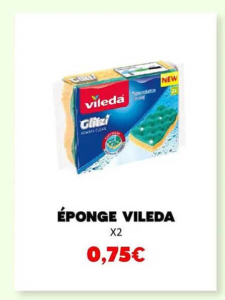 Éponge Vileda X2