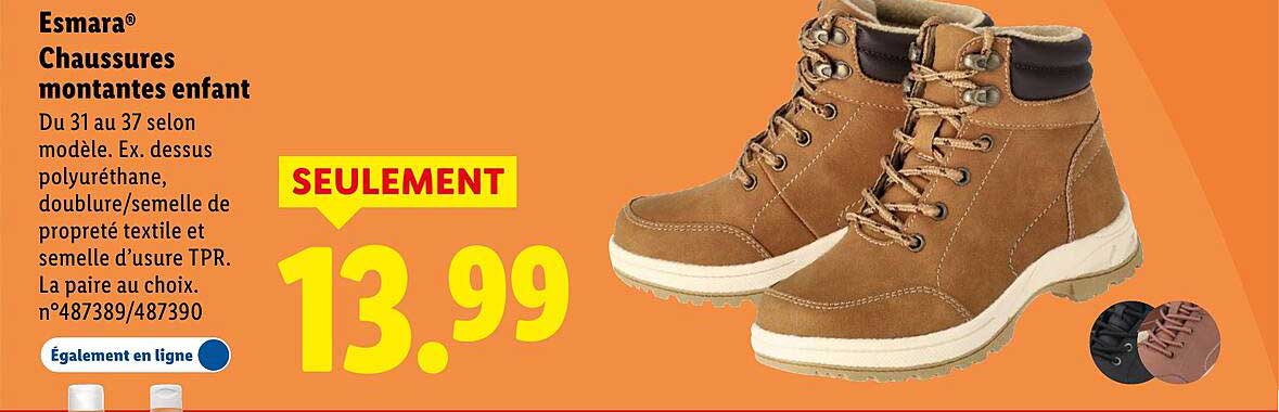 Esmara® Chaussures montantes enfant