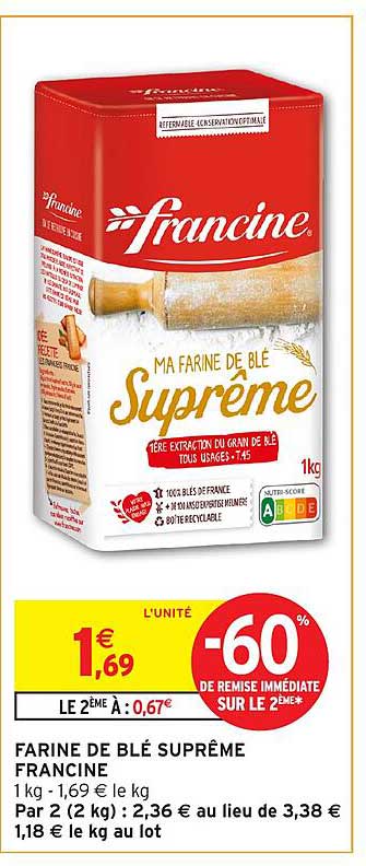 FARINE DE BLÉ SUPRÊME FRANCINE