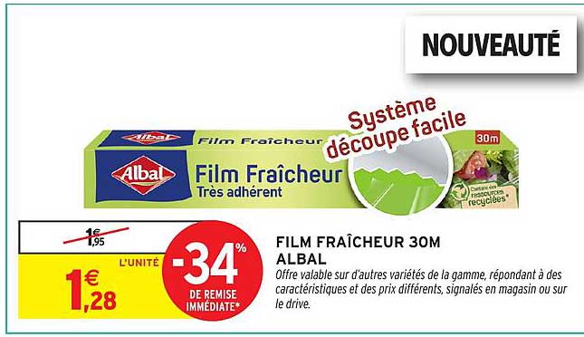 FILM FRAÎCHEUR 30M ALBAL