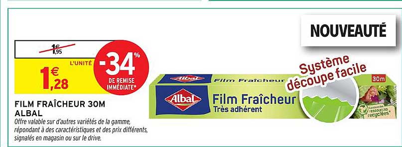 FILM FRAÎCHEUR 30M ALBAL