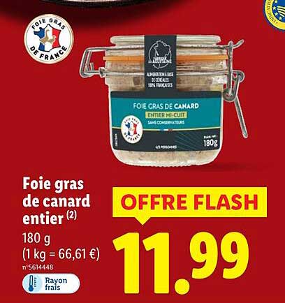 Foie gras de canard entier