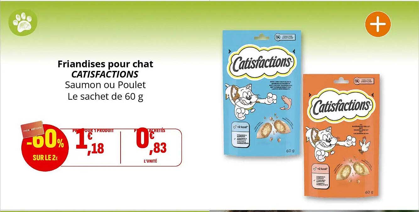 Friandises pour chat CATISFACTIONS