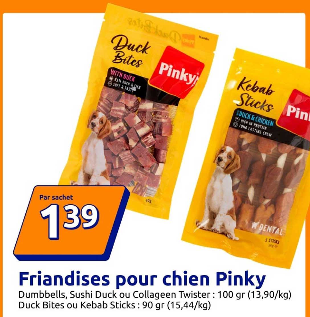 Friandises pour chien Pinky