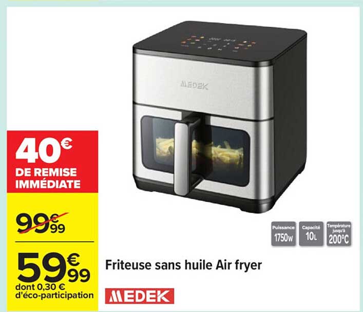 Friteuse sans huile Air fryer