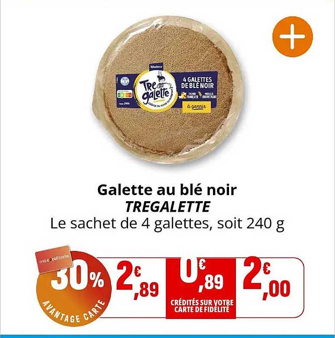 Galette au blé noir TREGALETTE