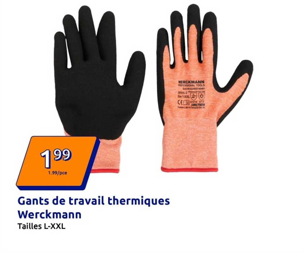 Gants de travail thermiques Werckmann