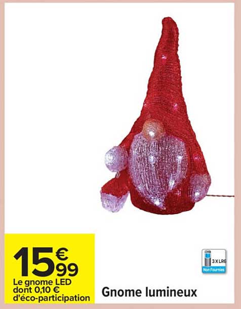 Gnome lumineux