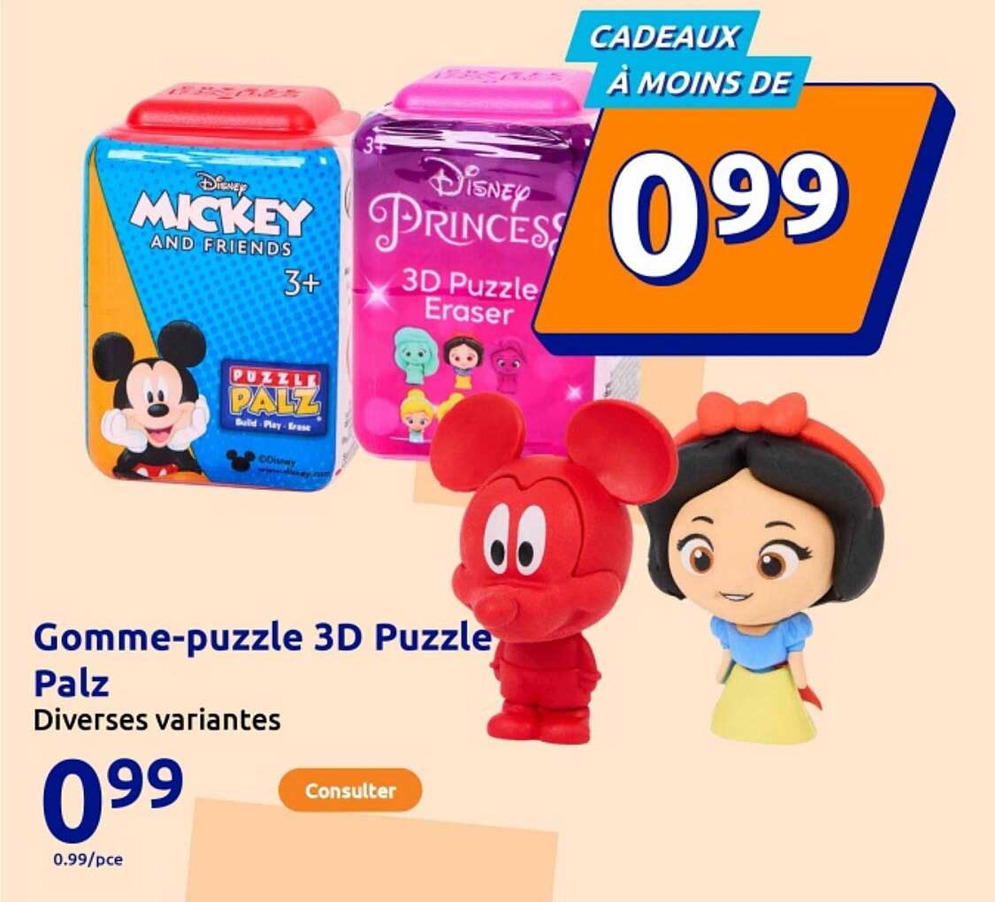 Gomme-puzzle 3D Puzzle Palz