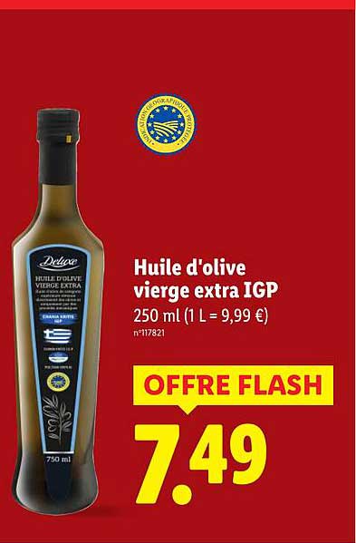 Huile d'olive vierge extra IGP