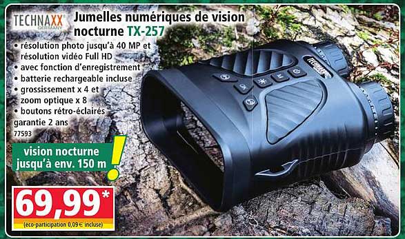 Jumelles numériques de vision nocturne TX-257