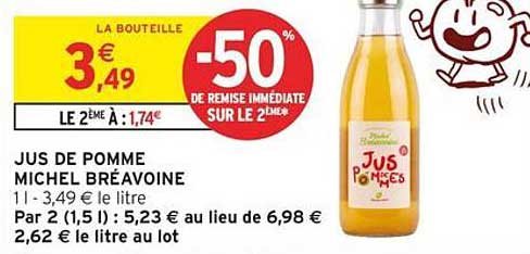 JUS DE POMME MICHEL BRÉAVOINE