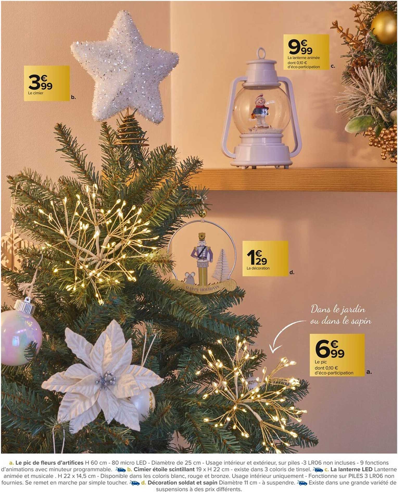 La lanterne animée dont 10 € d’éco-participation