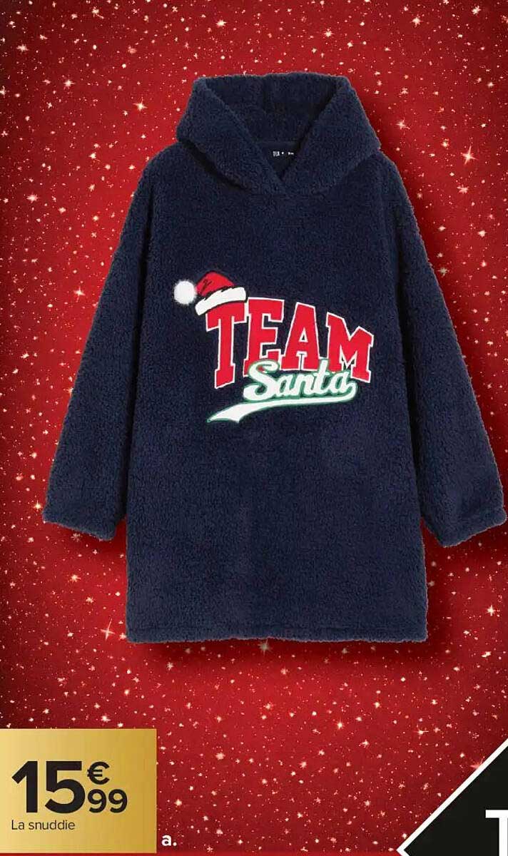 La snuddie TEAM Santa