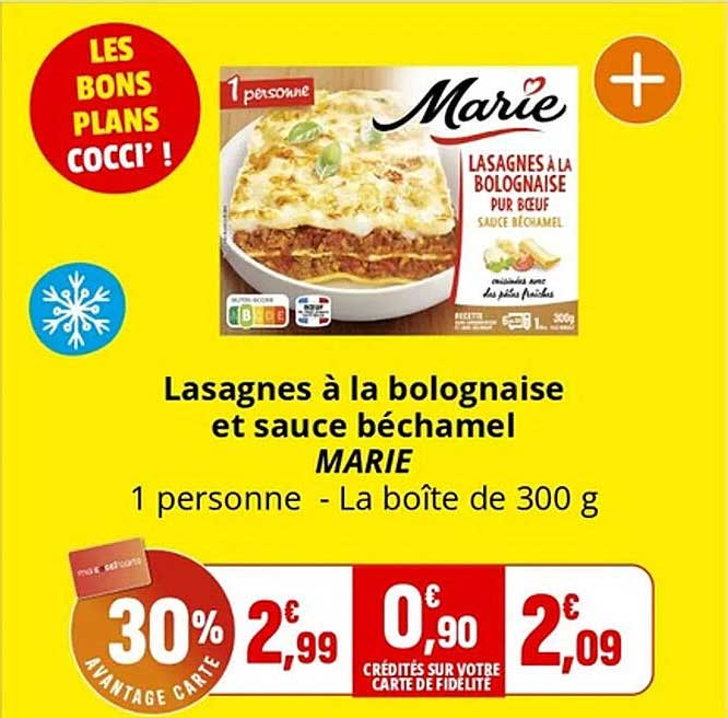 Lasagnes à la bolognaise et sauce béchamel