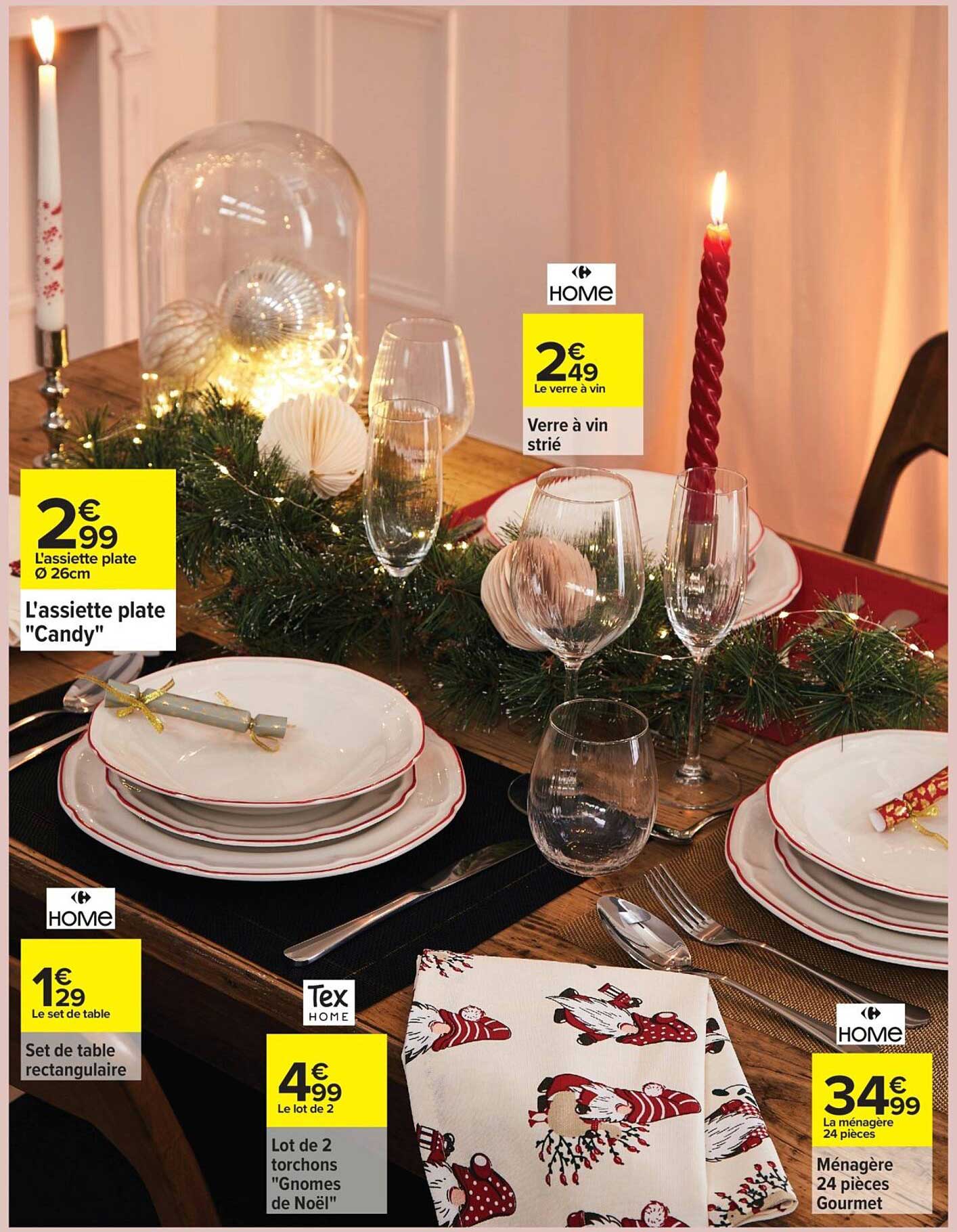 L'assiette plate "Candy"