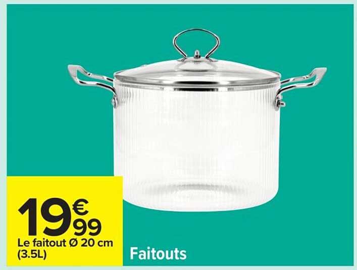 Le faitout Ø 20 cm (3.5L)