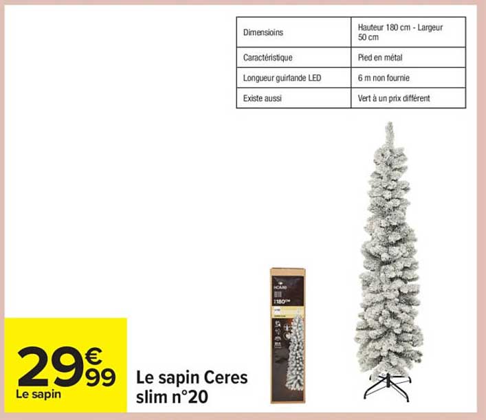Le sapin Ceres slim n°20