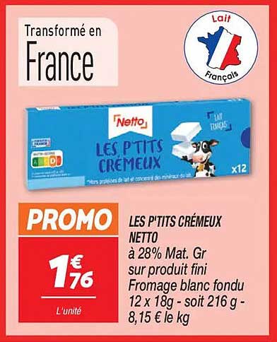 LES P'TITS CRÉMEUX NETTO