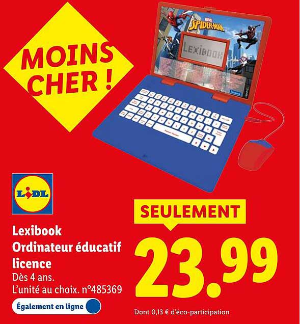 Lexibook Ordinateur éducatif licence