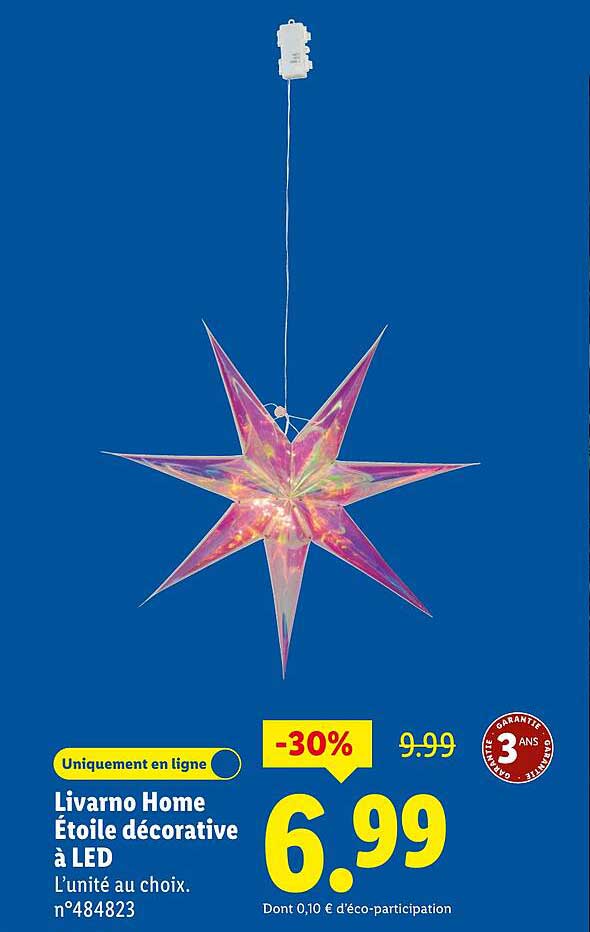 Livarno Home Étoile décorative à LED