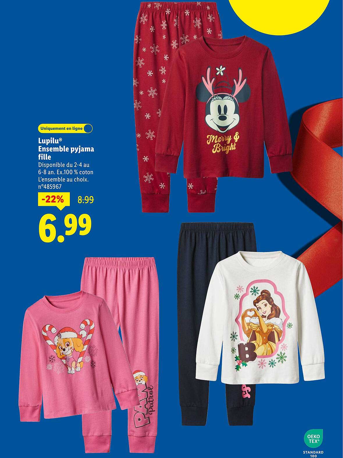 Lupilu® Ensemble pyjama fille