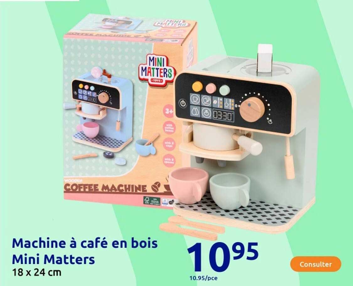 Machine à café en bois Mini Matters