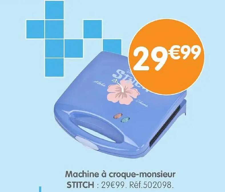 Machine à croque-monsieur STITCH