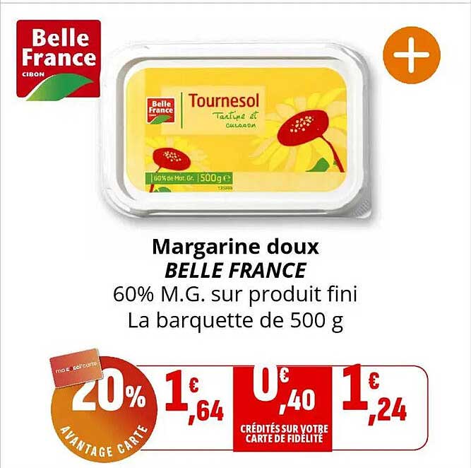 Margarine doux BELLE FRANCE