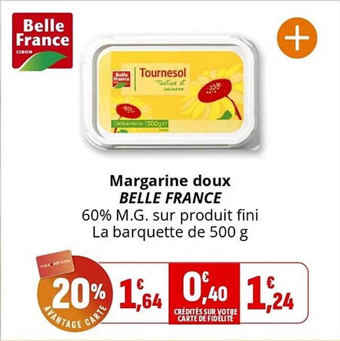 Margarine doux BELLE FRANCE