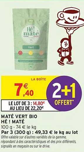 MATÉ VERT BIO HÉ ! MATÉ