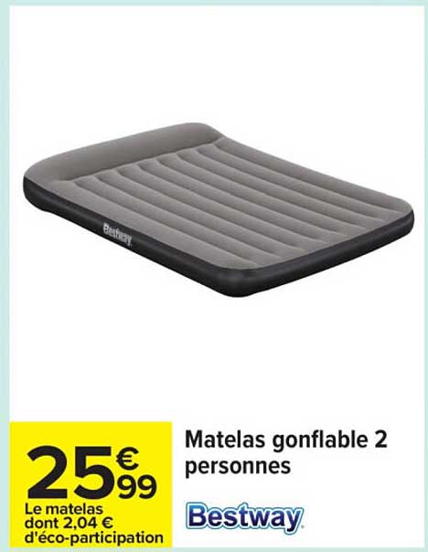 Matelas gonflable 2 personnes