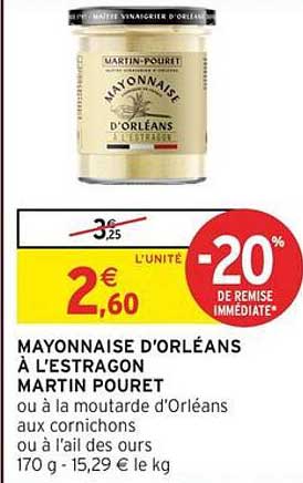 MAYONNAISE D'ORLÉANS À L'ESTRAGON MARTIN POURET