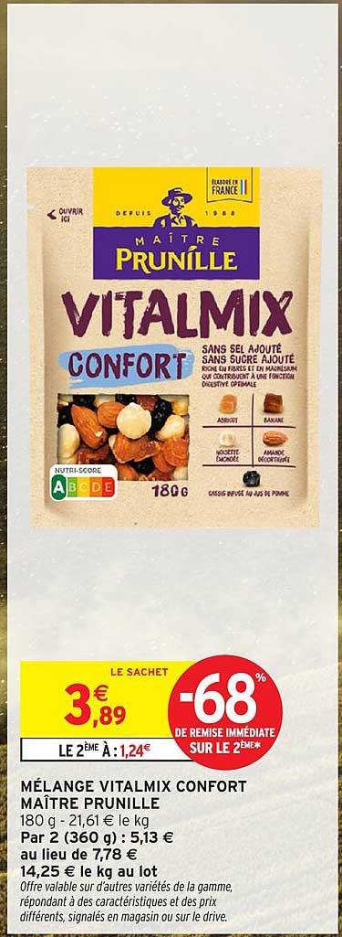 MÉLANGE VITALMIX CONFORT MAÎTRE PRUNILLE