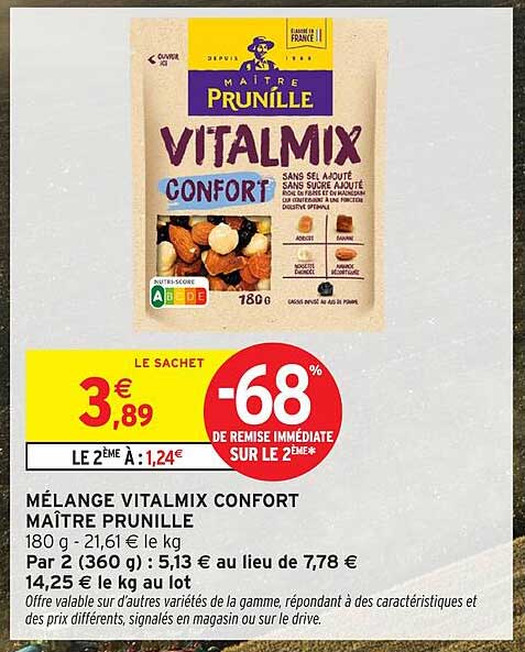 MÉLANGE VITALMIX CONFORT MAÎTRE PRUNILLE