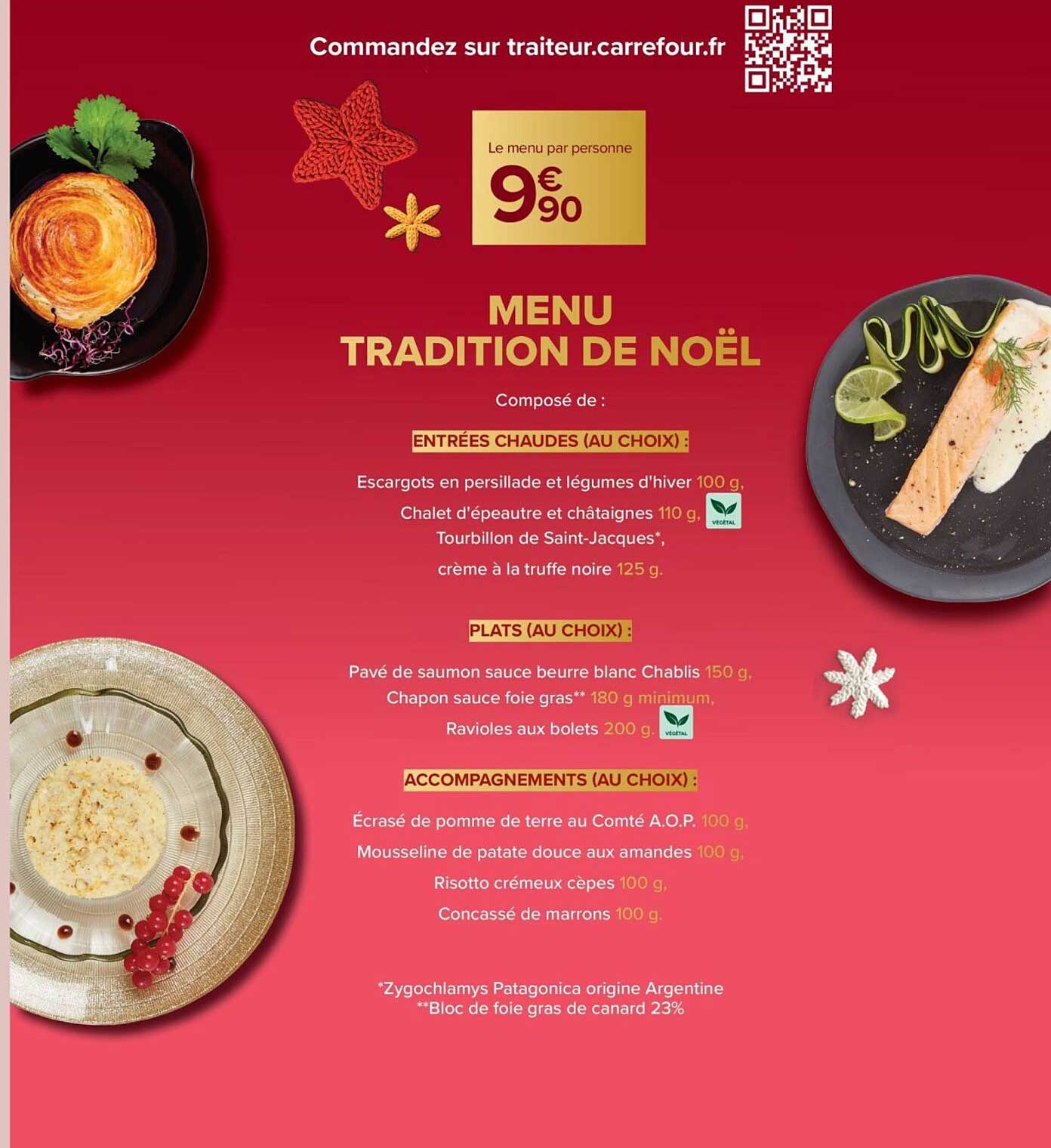 MENU TRADITION DE NOËL