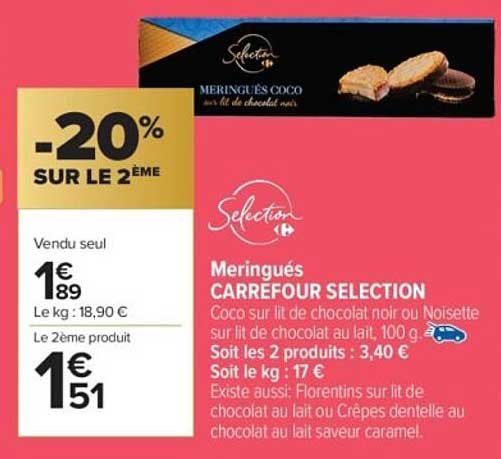 Meringués CARREFOUR SELECTION