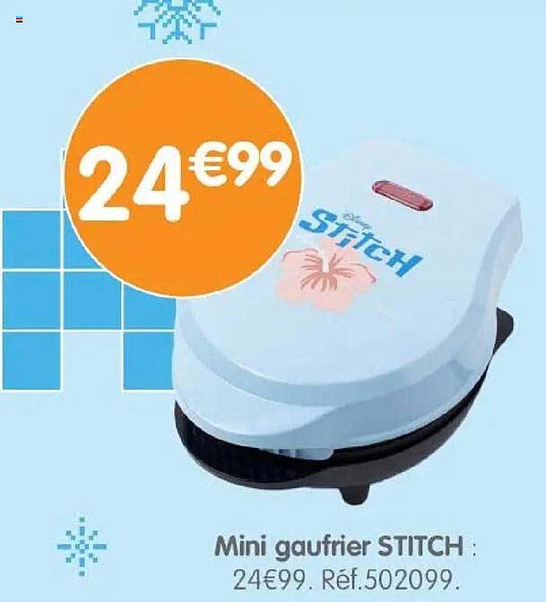 Mini gaufrier STITCH