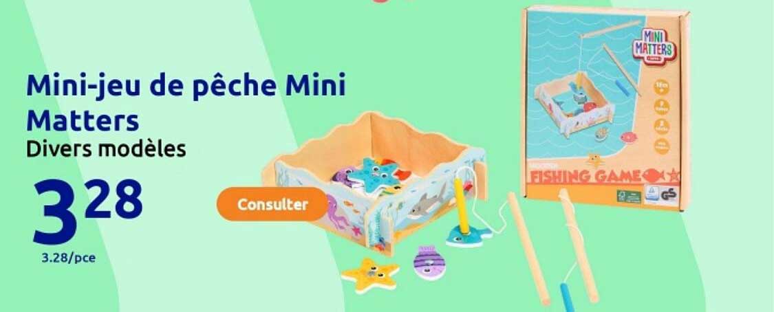 Mini-jeu de pêche Mini Matters Divers modèles