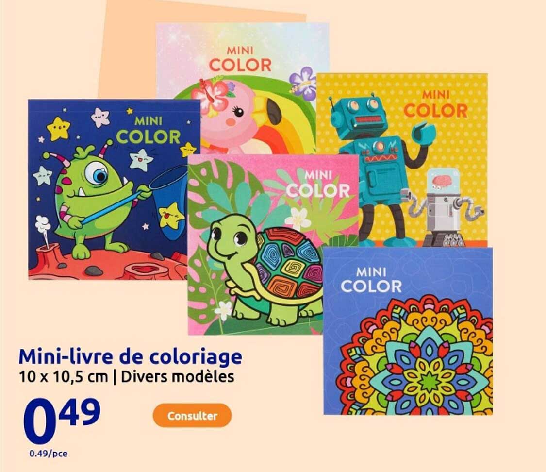 Mini-livre de coloriage
