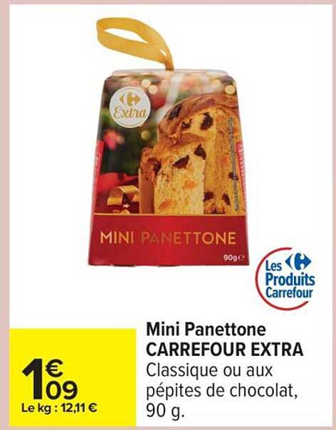 Mini Panettone CARREFOUR EXTRA