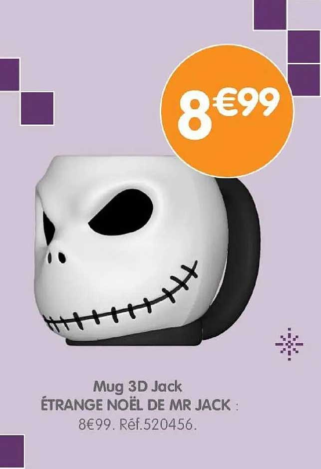 Mug 3D Jack ÉTRANGE NOËL DE MR JACK