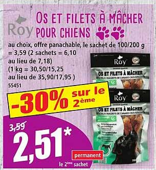 Os et filets à mâcher pour chiens