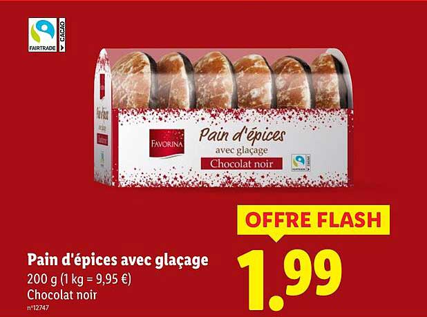 Pain d'épices avec glaçage