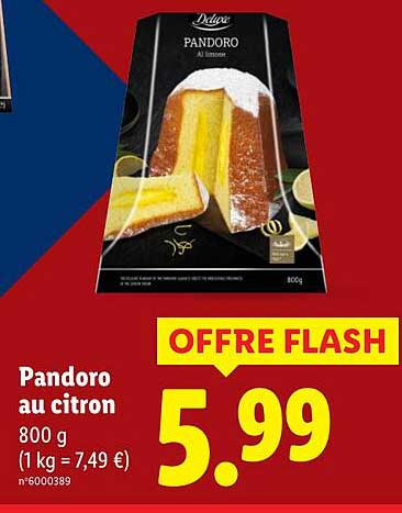 Pandoro au citron
