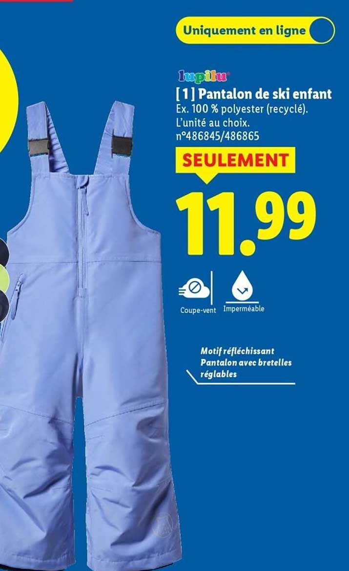 Pantalon de ski enfant