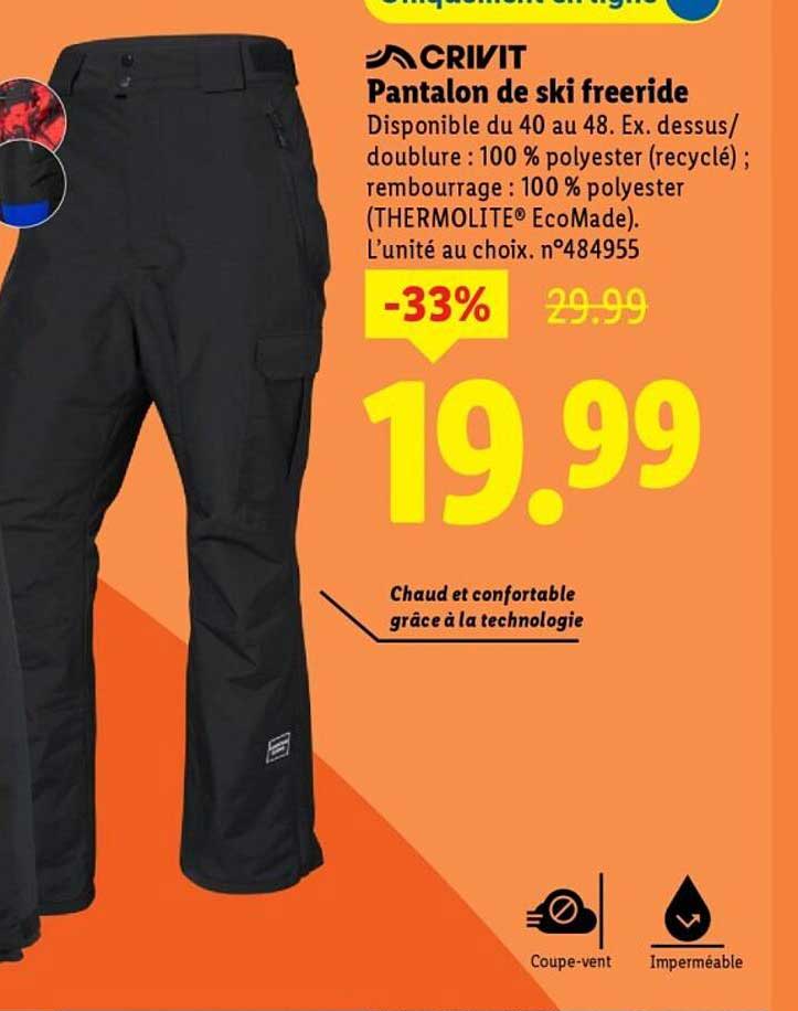 Pantalon de ski freeride