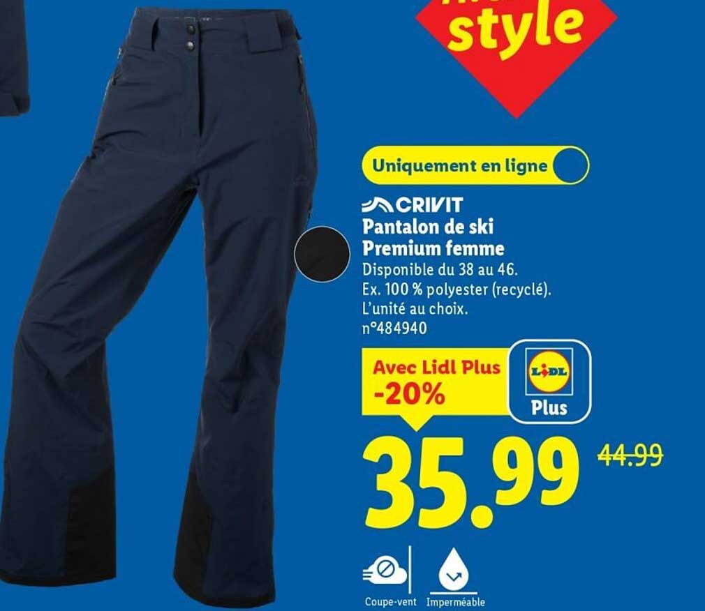 Pantalon de ski Premium femme